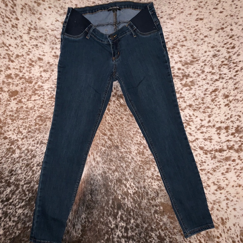 Indigo Blue Maternity Skinny Jeans